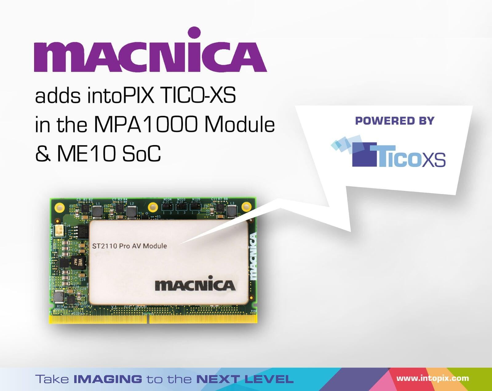 Macnica 採用 intoPIX TicoXS 的 4K ProAV OEM 解決方案